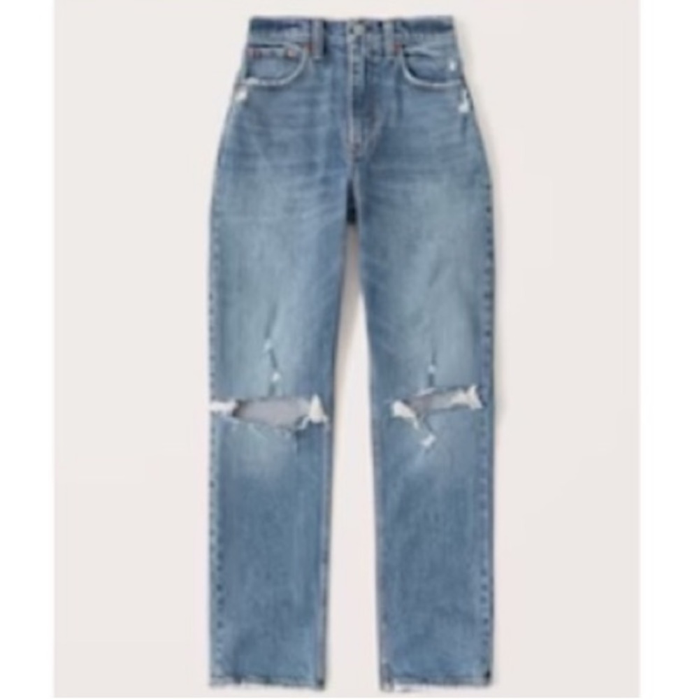 NWT Abercrombie & Fitch The 90s Straight Ultra High Rise Jean